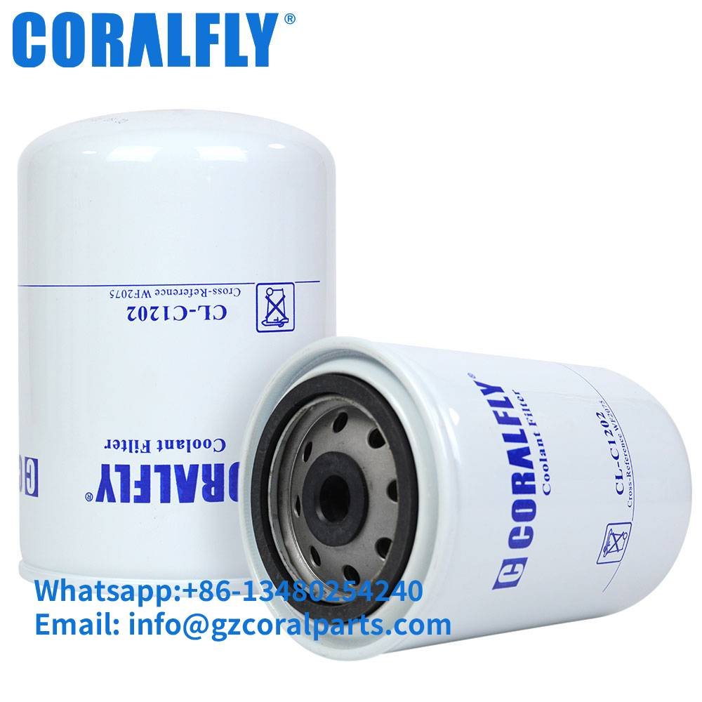 Coolant Filters WF2075 BW5075 P552075 For Tractor Excavator Truck