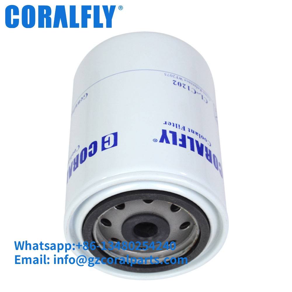 Coolant Filters WF2075 BW5075 P552075 For Tractor Excavator Truck