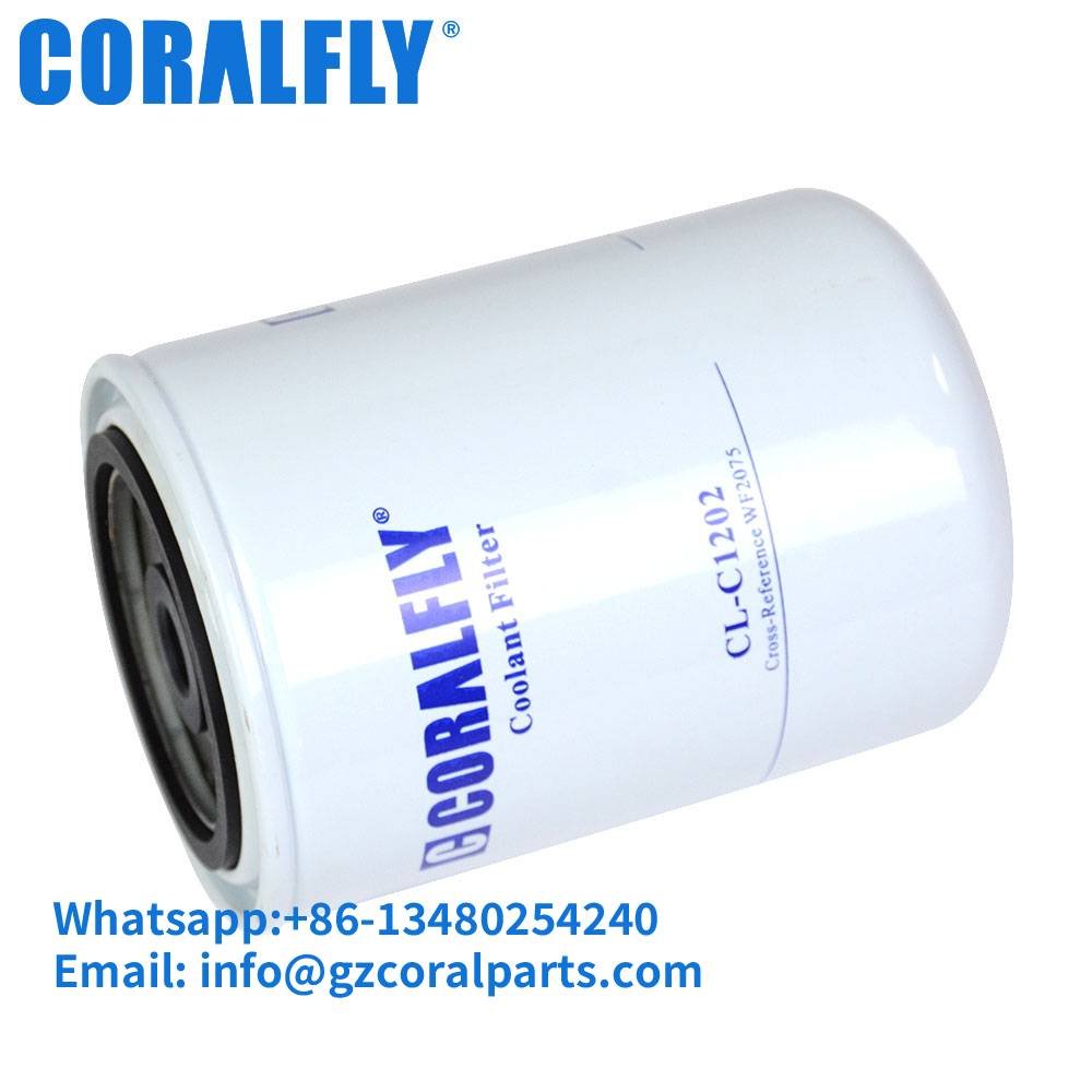 Coolant Filters WF2075 BW5075 P552075 For Tractor Excavator Truck