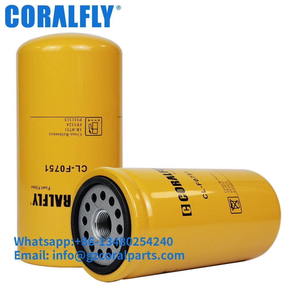 Fuel Filter Supplier 1R0751 1R-0751 Cross-Reference Caterpillar