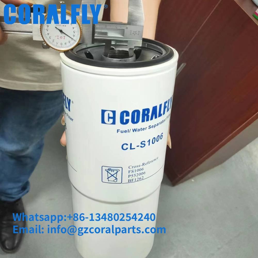 P552006 Fuel Water Separator Filter manufacturer FS1006 BF1262