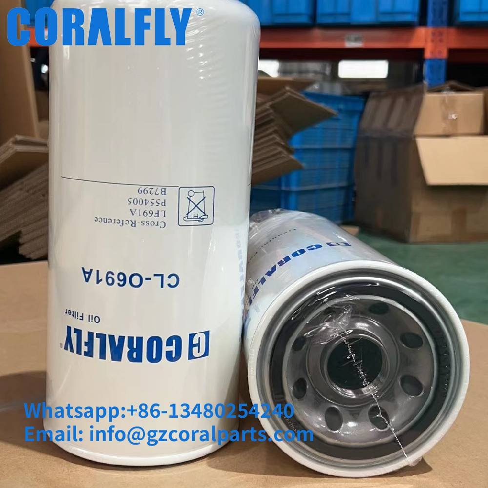 Filtro P554005 equivalencia Oil Filter manufacturers B99 LF9691A