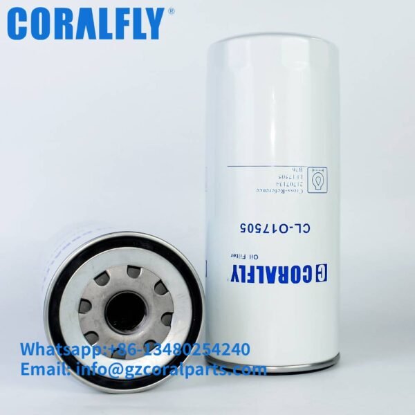 21707134 LF17505 B76 DBL7483 Truck Oil Filter supplier - CORALFLY