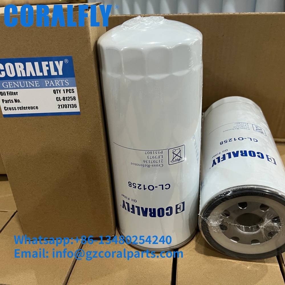 21707136 LF3973 B76 P551807 Truck Oil Filter manufacturers