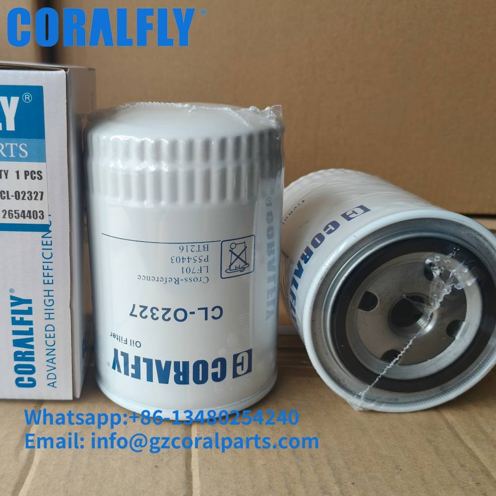 LF701 BT216 P554403 china oil filter manufacturer