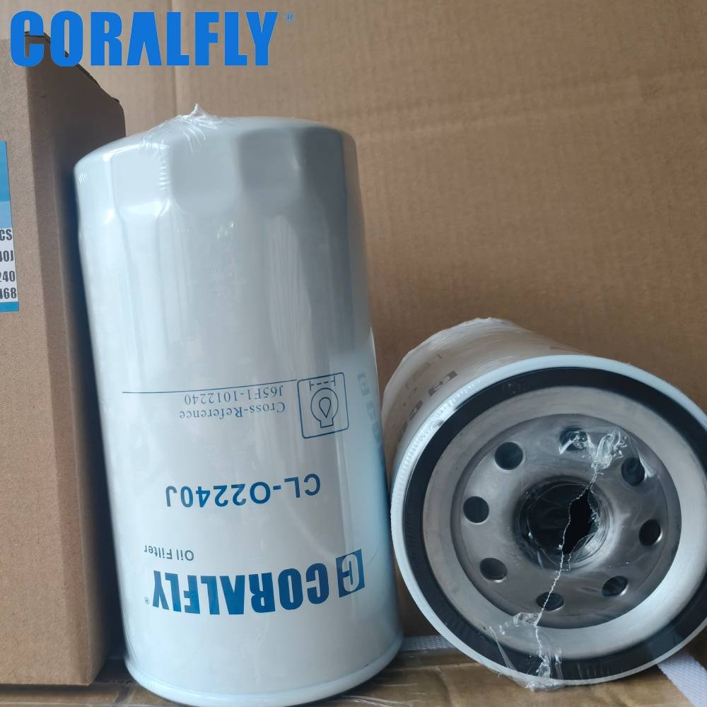 J65F1-1012240 J65F11012240 Truck oil filter manufacturer in china