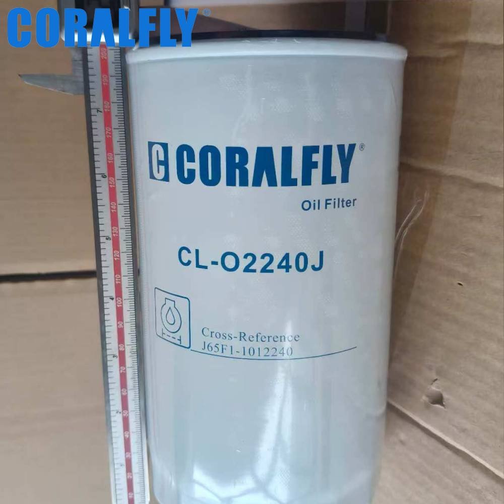 J65F1-1012240 J65F11012240 Truck oil filter manufacturer in china