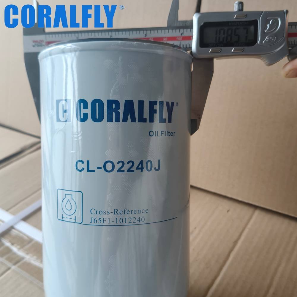 J65F1-1012240 J65F11012240 Truck oil filter manufacturer in china